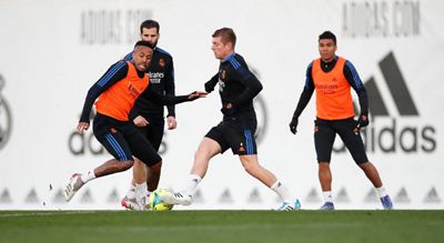 entrenamiento del real madrid