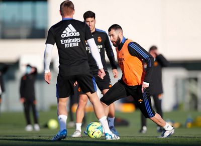 entrenamiento del real madrid