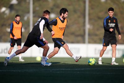 entrenamiento del real madrid
