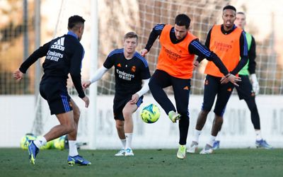 entrenamiento del real madrid