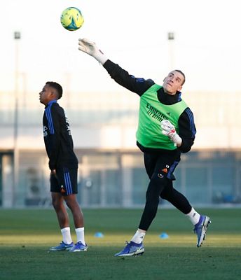 entrenamiento del real madrid