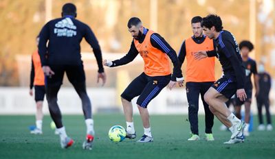 entrenamiento del real madrid