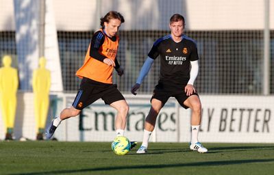 entrenamiento del real madrid