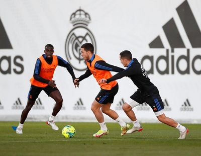 entrenamiento del real madrid