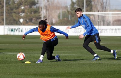 entrenamiento del real madrid