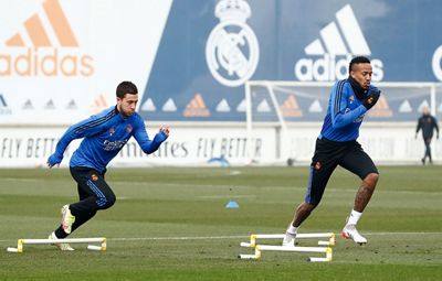 entrenamiento del real madrid