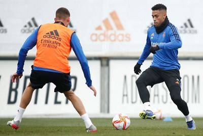 entrenamiento del real madrid