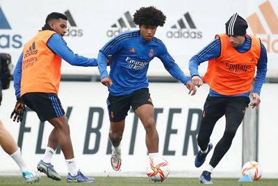 entrenamiento del real madrid