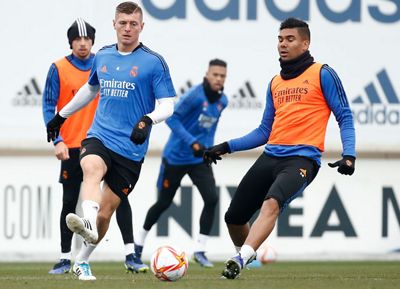 entrenamiento del real madrid