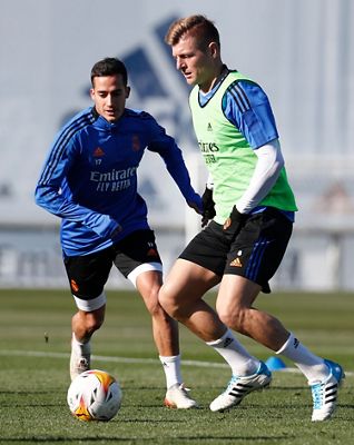 entrenamiento del real madrid