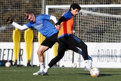 entrenamiento del real madrid