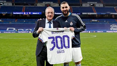 Benzema supera os 300 golos com o Real Madrid
