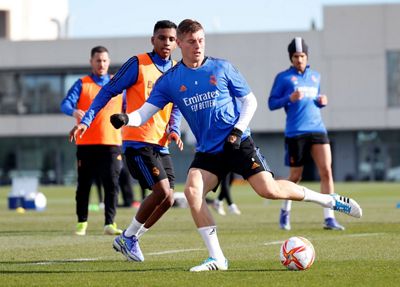 entrenamiento del real madrid