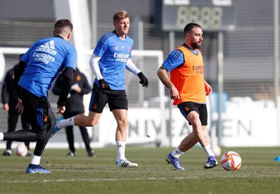 entrenamiento del real madrid