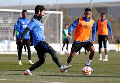 entrenamiento del real madrid