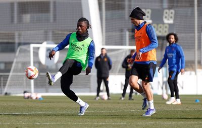 entrenamiento del real madrid