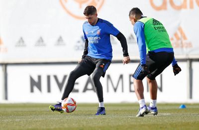 entrenamiento del real madrid