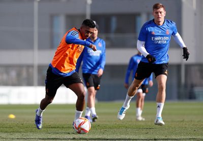 entrenamiento del real madrid