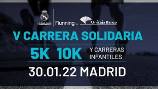 La Fundación Real Madrid presenta su V Carrera Solidaria by Unicaja Banco