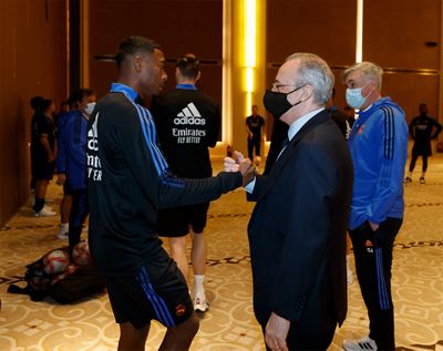 entrenamiento del real madrid