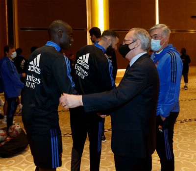 entrenamiento del real madrid