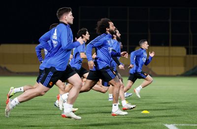 entrenamiento del real madrid