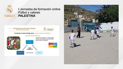 Primera formación telemática para entrenadores de la escuela en Palestina