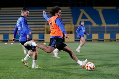 entrenamiento del real madrid