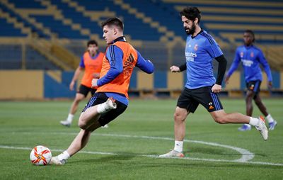 entrenamiento del real madrid