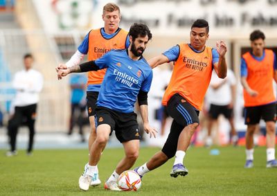 entrenamiento del real madrid