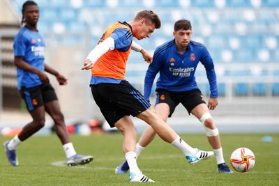 entrenamiento del real madrid