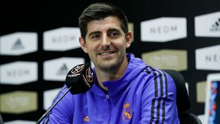 Courtois: “We're hungry to win the Super Cup'