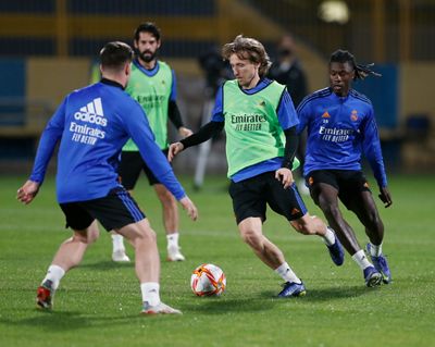entrenamiento del real madrid