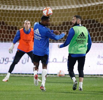 entrenamiento del real madrid