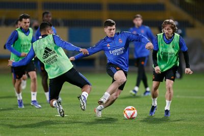 entrenamiento del real madrid