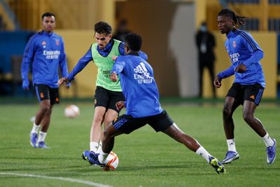 entrenamiento del real madrid