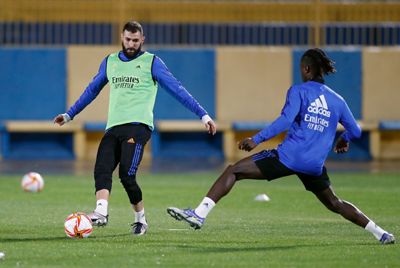 entrenamiento del real madrid