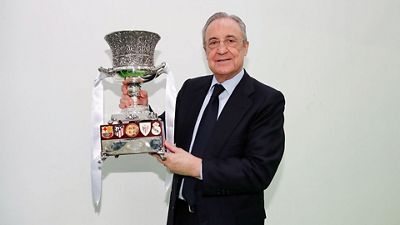 Florentino Pérez: “Es el primer título de la temporada y estoy muy contento'