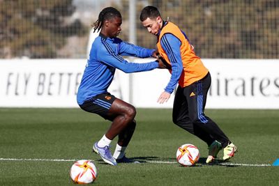 entrenamiento del real madrid