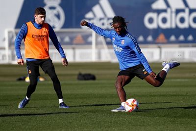 entrenamiento del real madrid