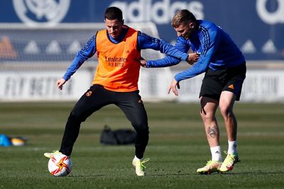 entrenamiento del real madrid