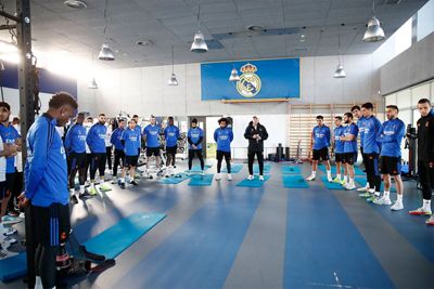 entrenamiento del real madrid