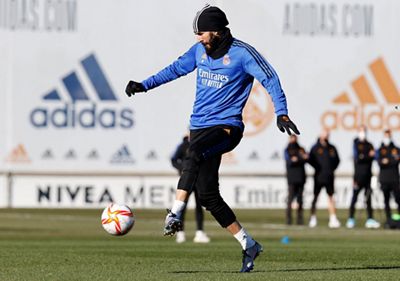 entrenamiento del real madrid