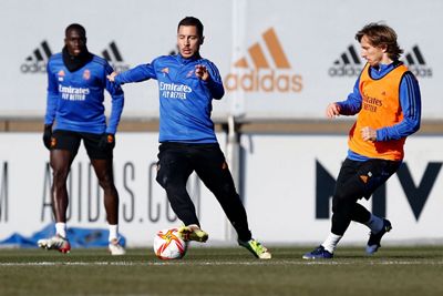 entrenamiento del real madrid