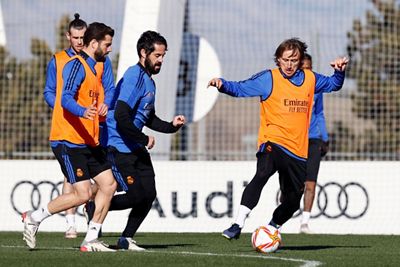 entrenamiento del real madrid