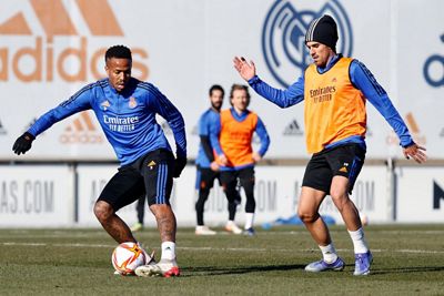 entrenamiento del real madrid