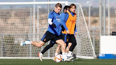 Last training session before the cup game