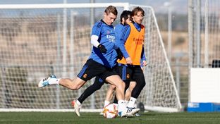 Last training session before the cup game