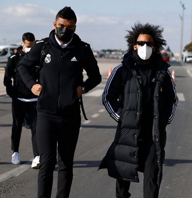 llegada del real madrid a elche