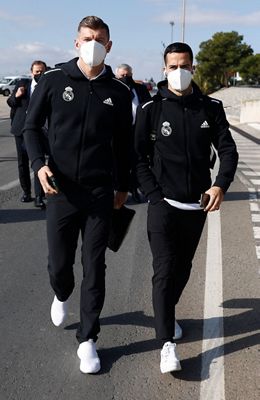 llegada del real madrid a elche